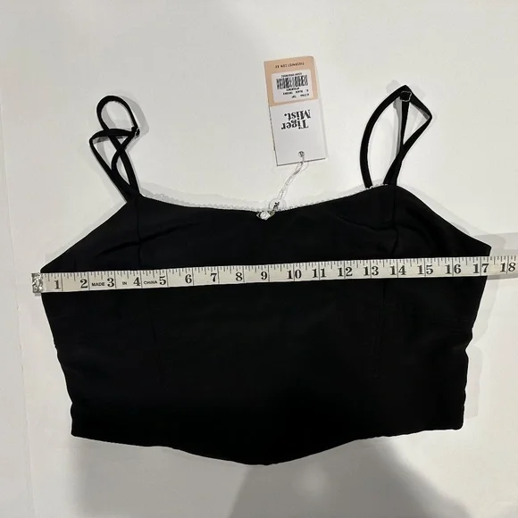 Tiger Mist Women's Black Crop-top - Size‎ XL - NEW With Tags. - Picture 13 of 16